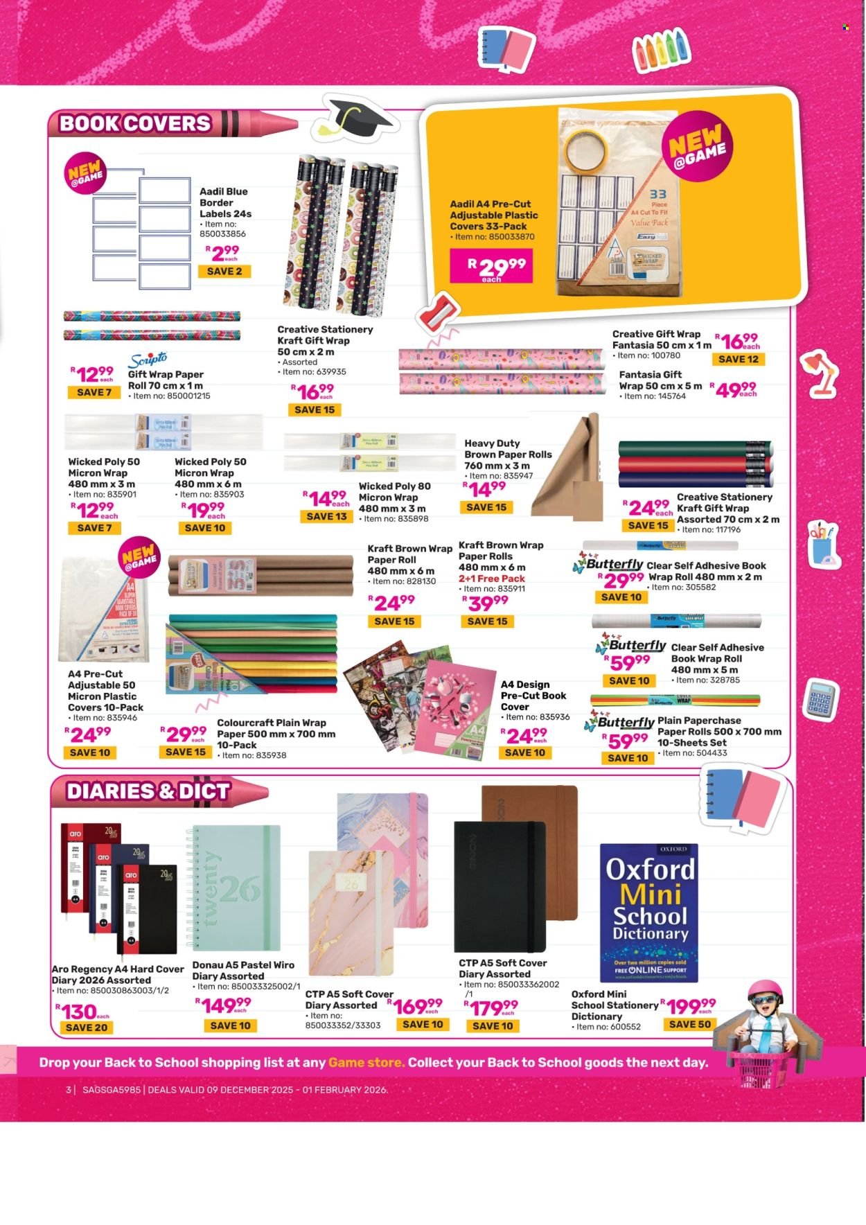 GAME specials - Back To School (2025-12-09 - 2026-02-01) | 3