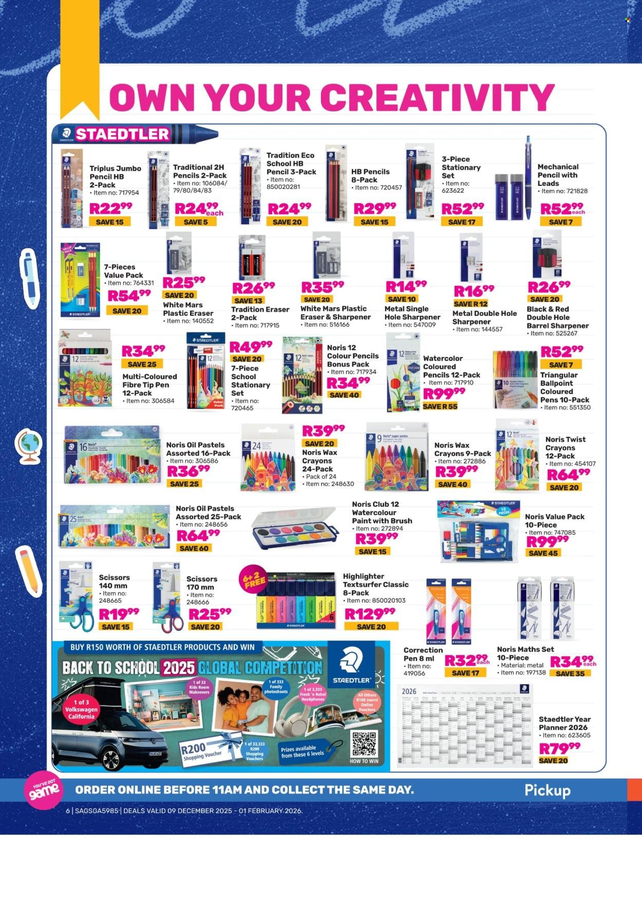 GAME specials - Back To School (2025-12-09 - 2026-02-01) | 6