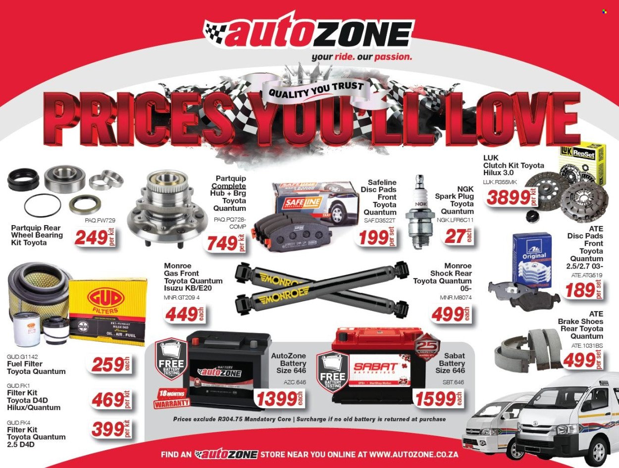 AUTOZONE specials - Prices you’ll love (2025-09-03) | 1