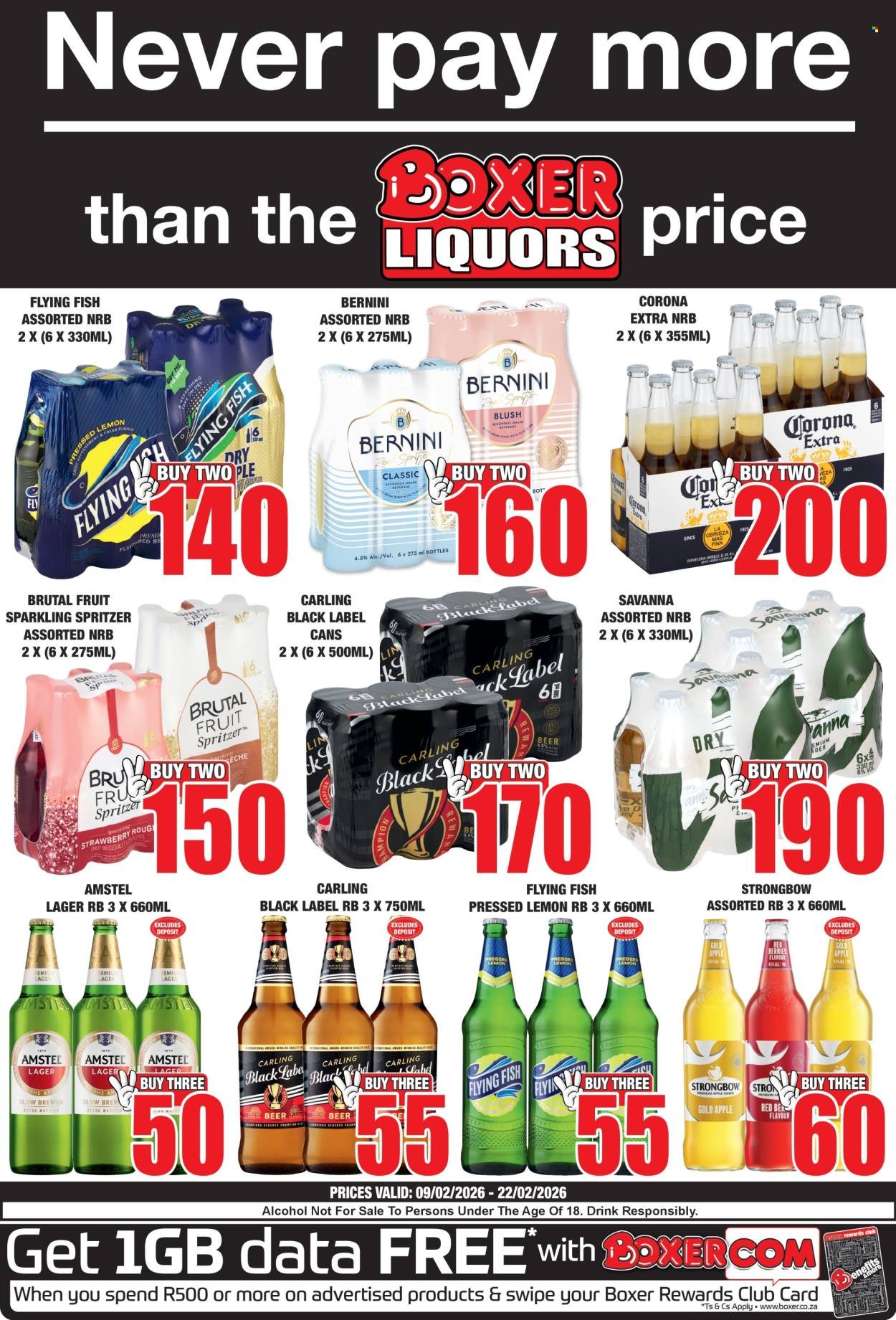 BOXER specials - LIQUOR FEB MM LEAFLET (2026-02-09 - 2026-02-22) | 1