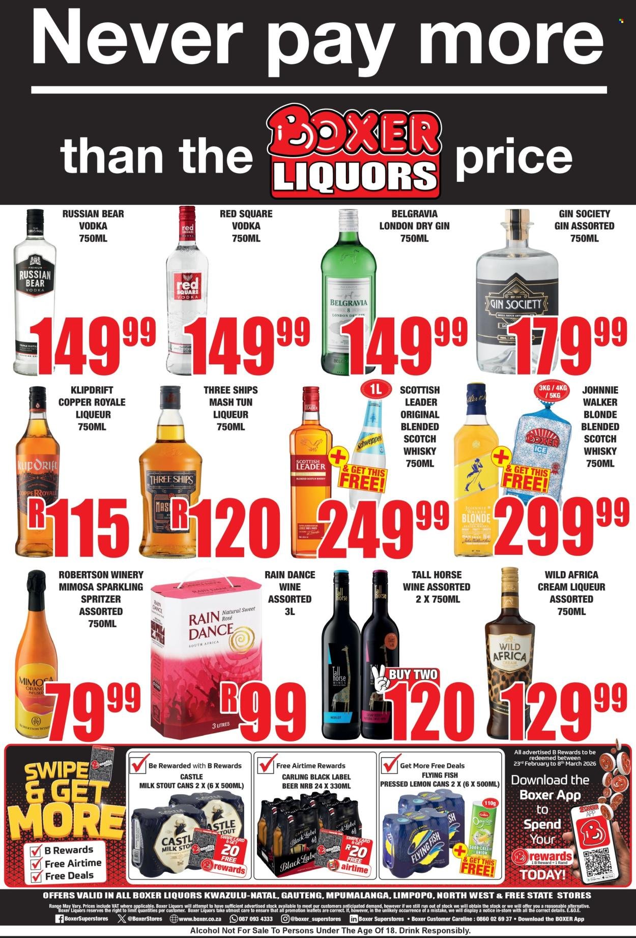 BOXER specials - LIQUOR FEB MM LEAFLET (2026-02-09 - 2026-02-22) | 2