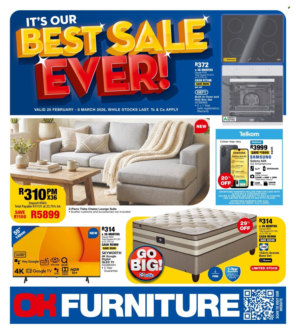 OK FURNITURE specials - From Wednesday 25 Feb 2026 (2026-02-25 - 2026-03-08) | 1