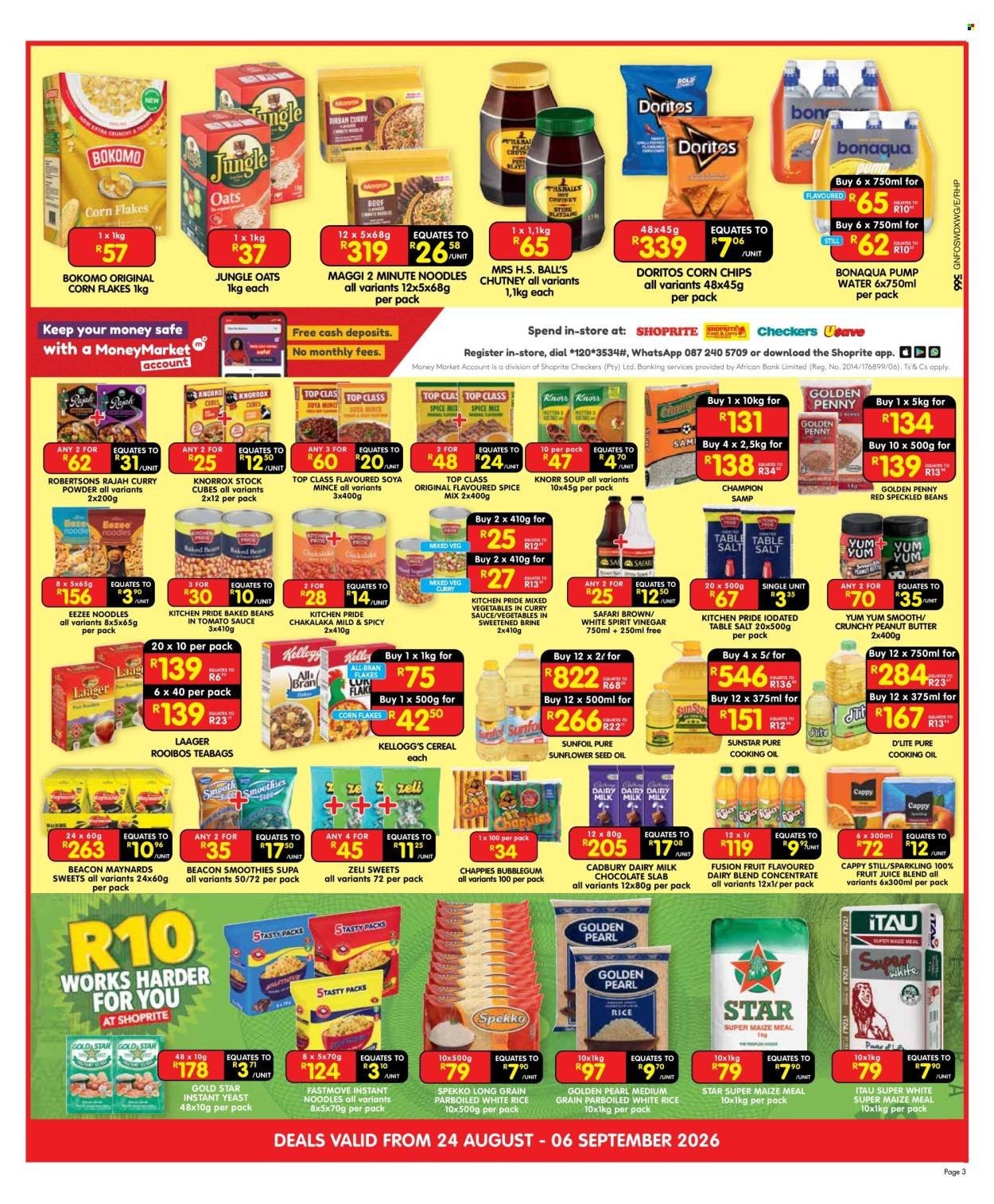 SHOPRITE specials - Cash & Carry Spring Savings Exclusive Gauteng