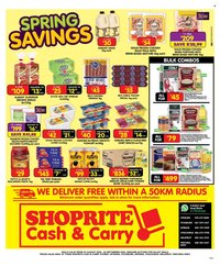 SHOPRITE specials - Cash & Carry Spring Savings Exclusive Gauteng