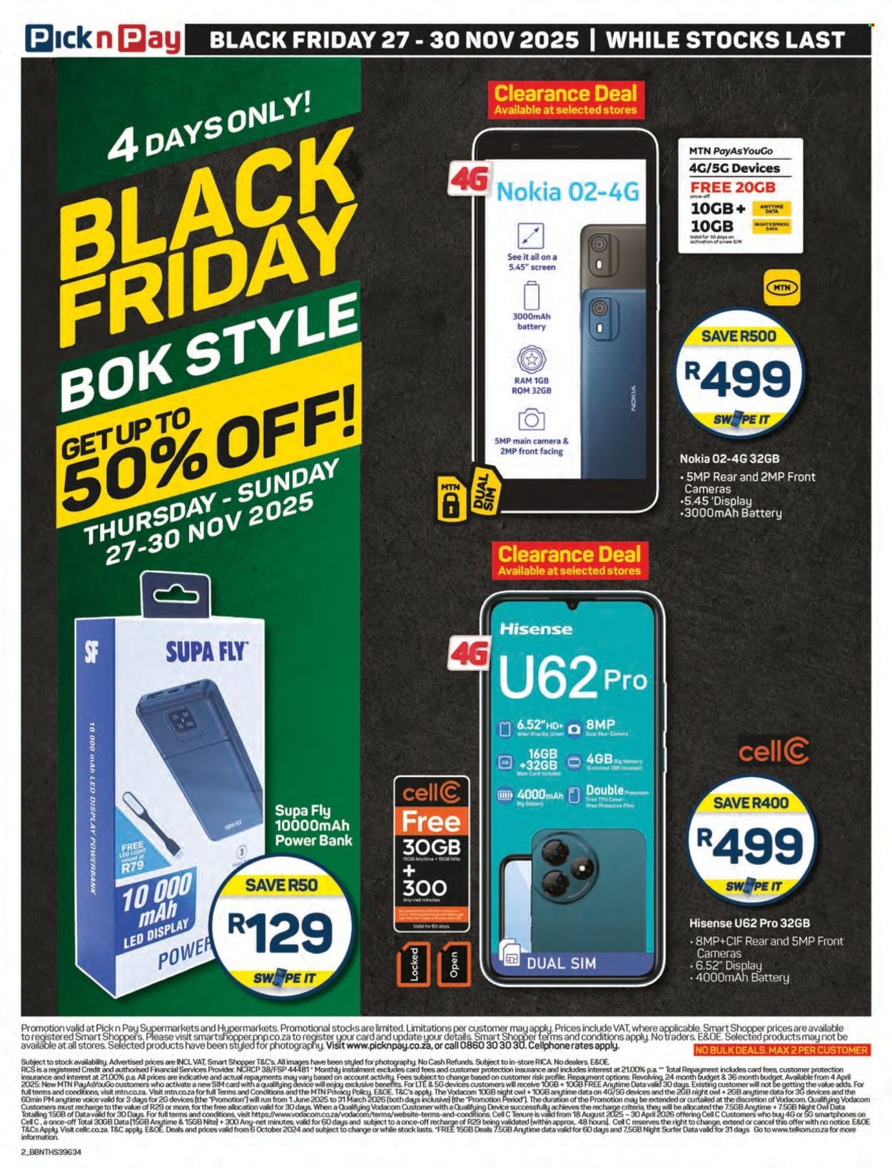PICK N PAY specials - Celullar Black Friday Specials (2025-11-27 - 2025-11-30) | 2