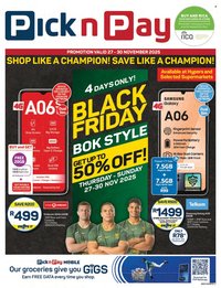 PICK N PAY specials - Celullar Black Friday Specials (2025-11-27 - 2025-11-30)