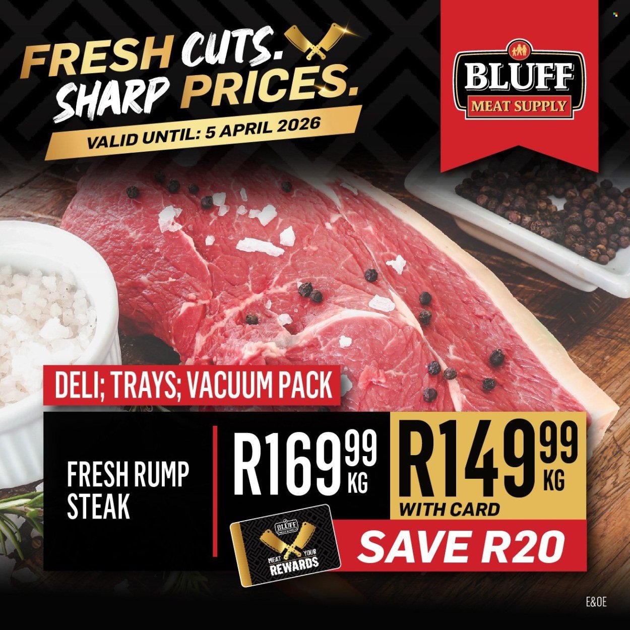BLUFF MEAT SUPPLY specials - From Monday 30 Mar 2026 (2026-03-30 - 2026-04-05) | 2