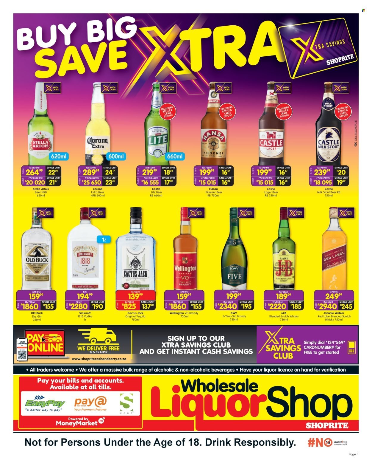 SHOPRITE specials - Wholesale LiquorShop Savings Selected Stores