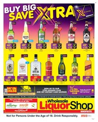 SHOPRITE specials - Wholesale LiquorShop Savings Selected Stores