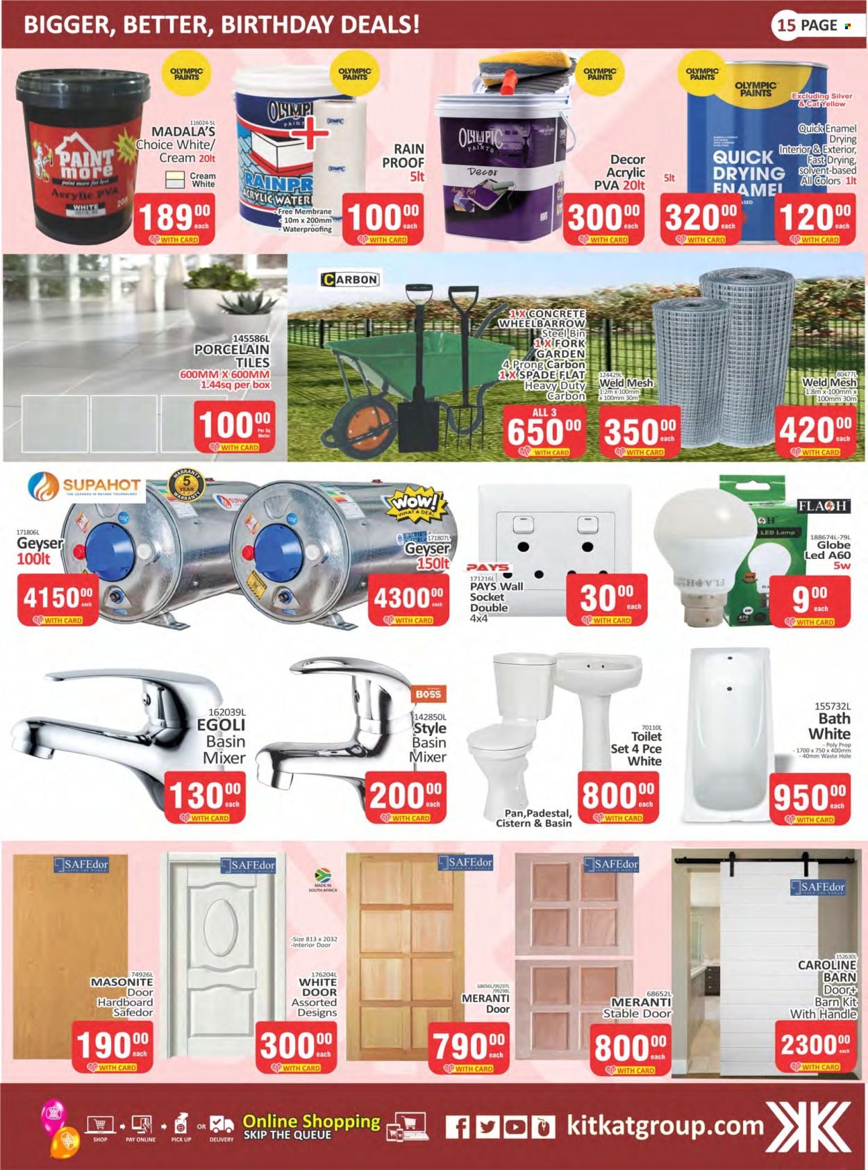 KIT KAT CASH & CARRY specials - 34th Birthday Deals