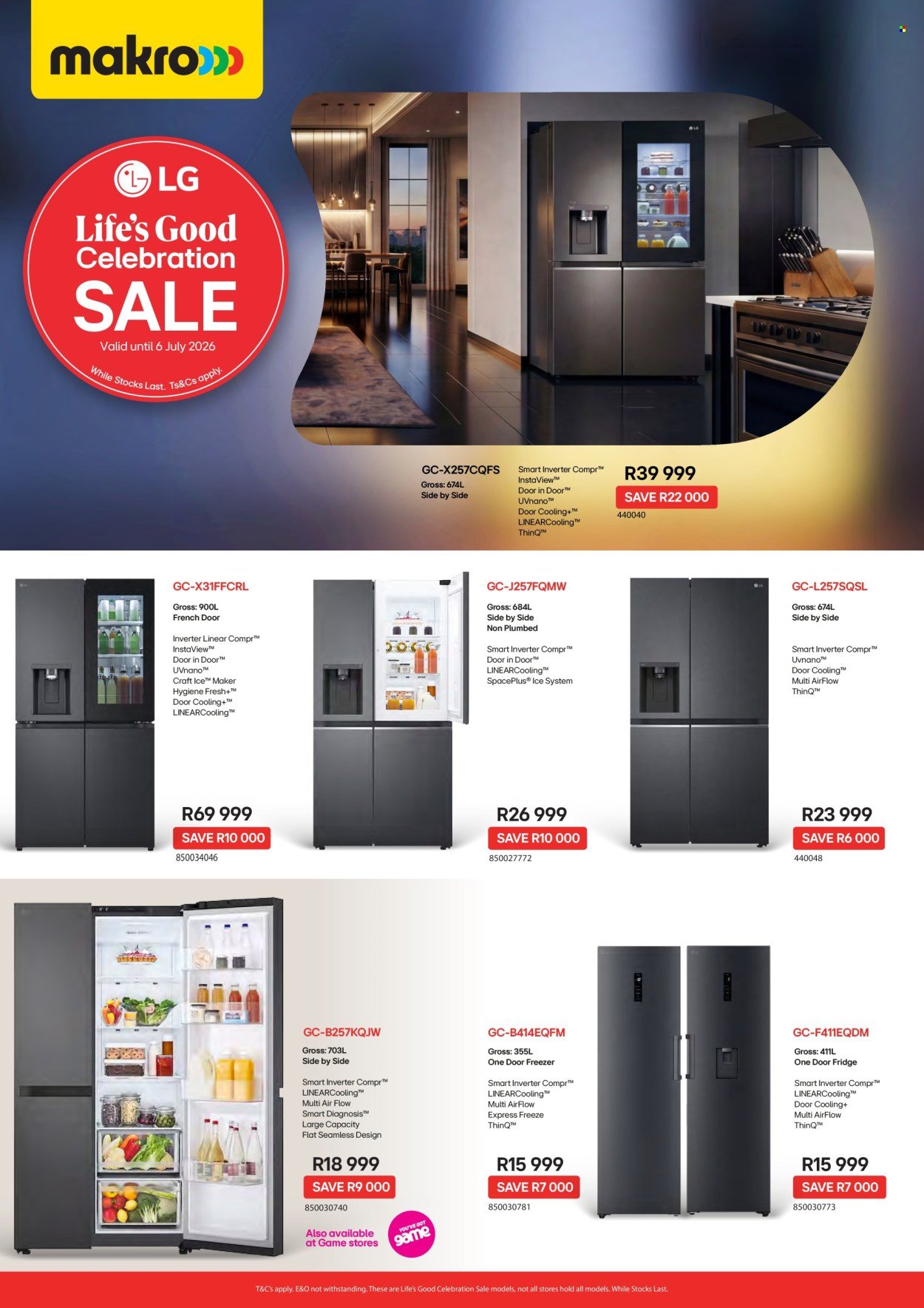 MAKRO specials - Lg life´s good celebrations sale