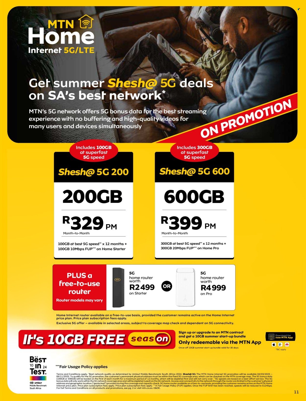 MTN specials - From Tuesday 7 Oct 2025 (2025-10-07 - 2025-11-06) | 11