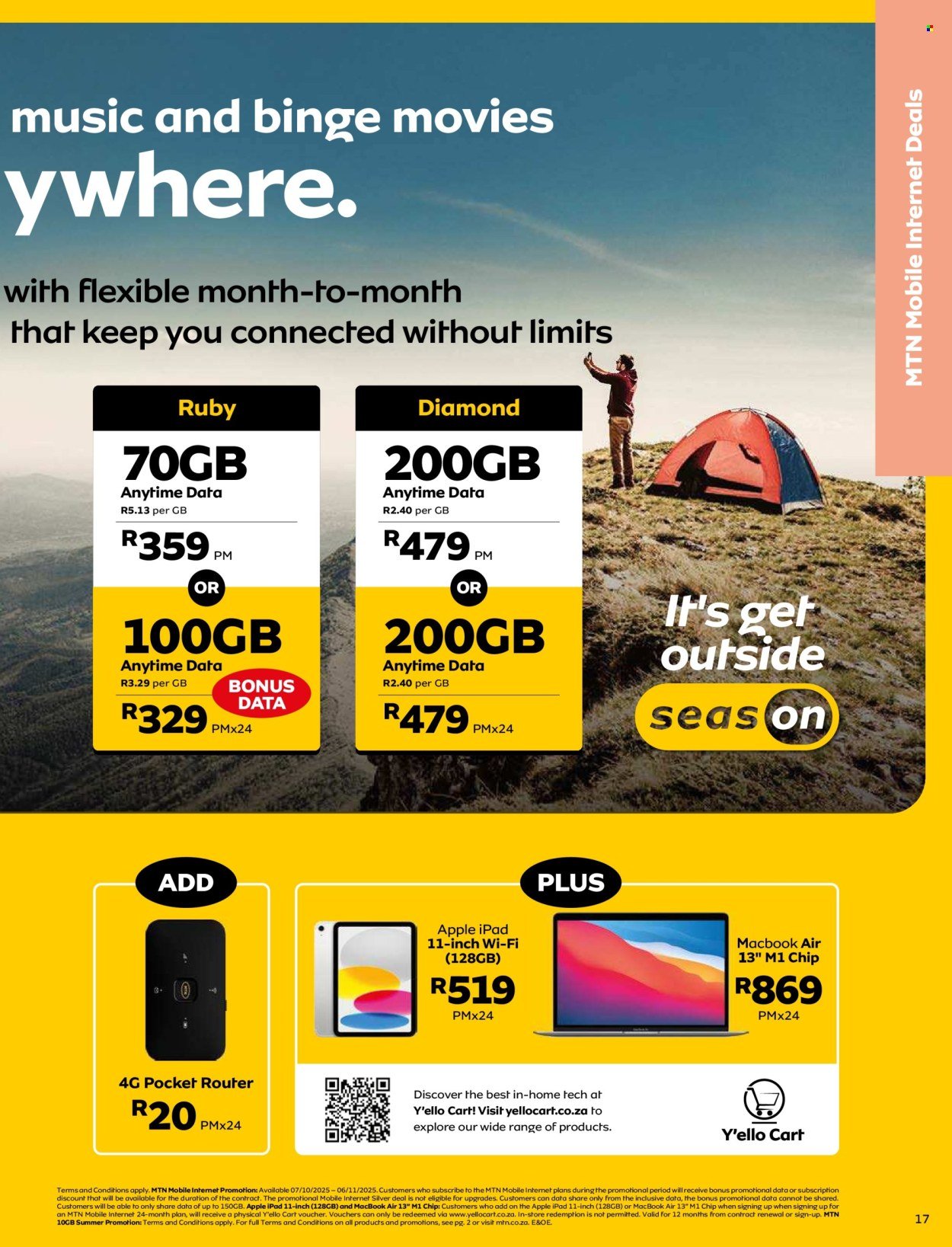 MTN specials - From Tuesday 7 Oct 2025 (2025-10-07 - 2025-11-06) | 17