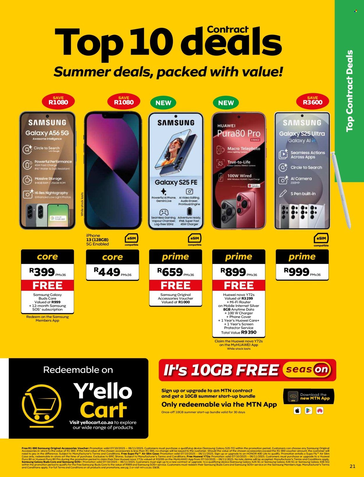 MTN specials - From Tuesday 7 Oct 2025 (2025-10-07 - 2025-11-06) | 21