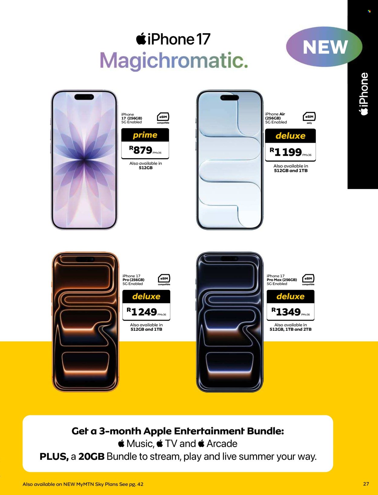 MTN specials - From Tuesday 7 Oct 2025 (2025-10-07 - 2025-11-06) | 27