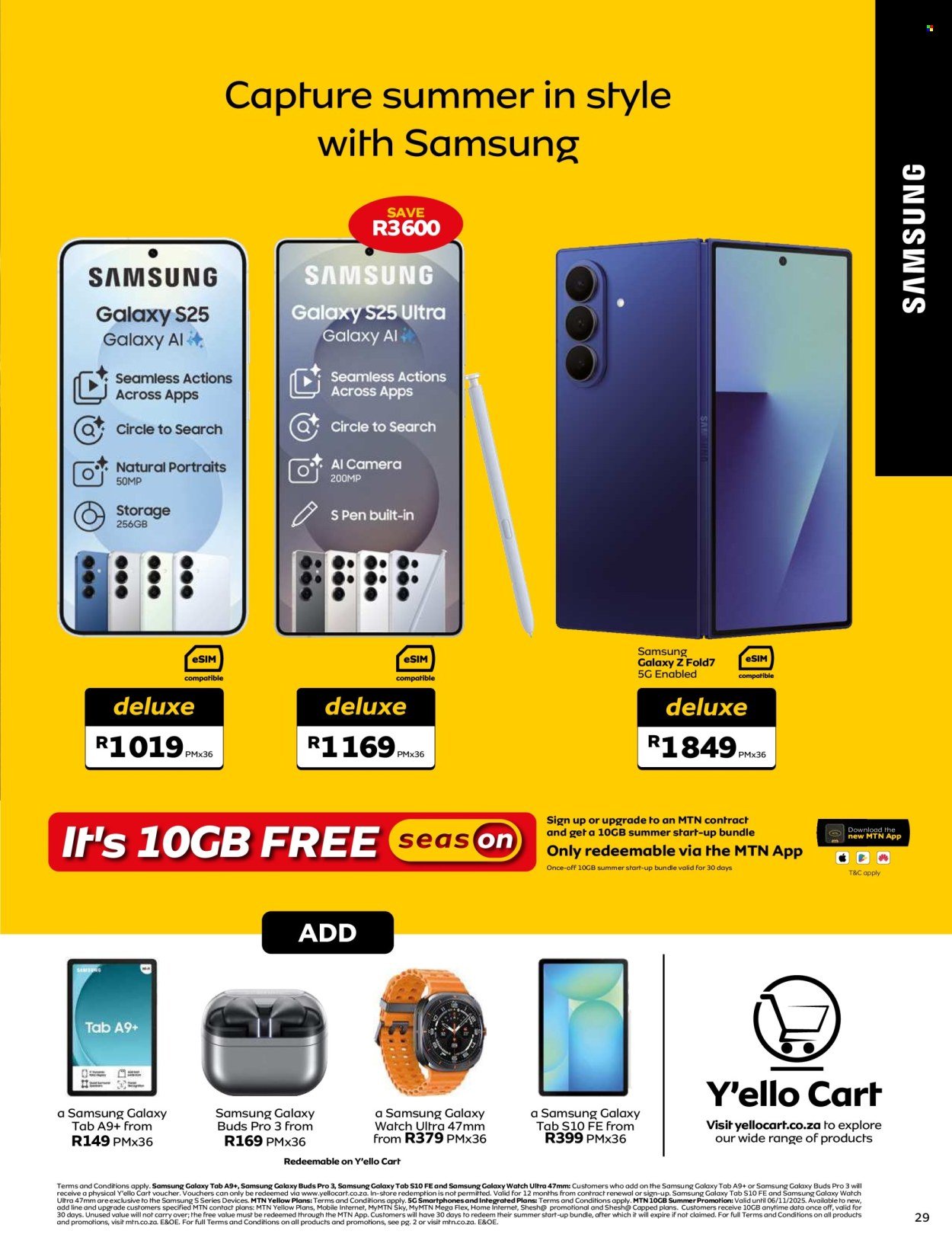 MTN specials - From Tuesday 7 Oct 2025 (2025-10-07 - 2025-11-06) | 29