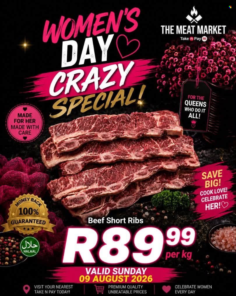 TAKE N PAY specials - From Sunday 9 Aug 2026