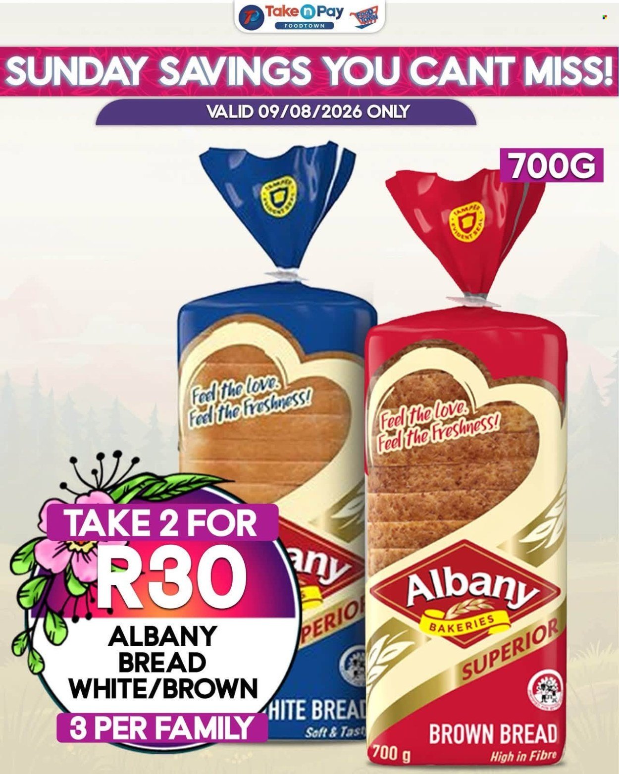 TAKE N PAY specials - From Sunday 9 Aug 2026