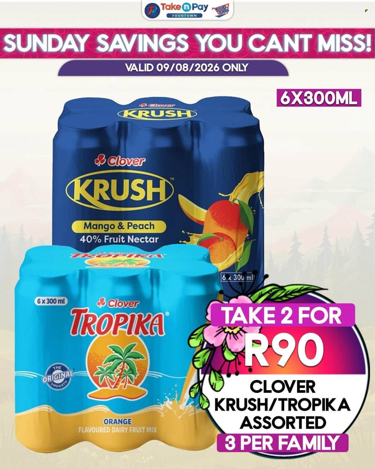 TAKE N PAY specials - From Sunday 9 Aug 2026