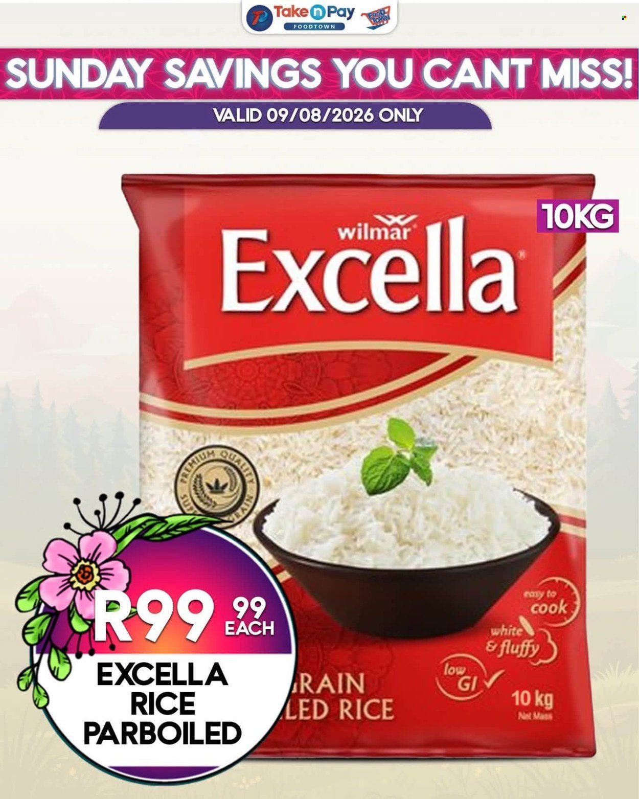 TAKE N PAY specials - From Sunday 9 Aug 2026