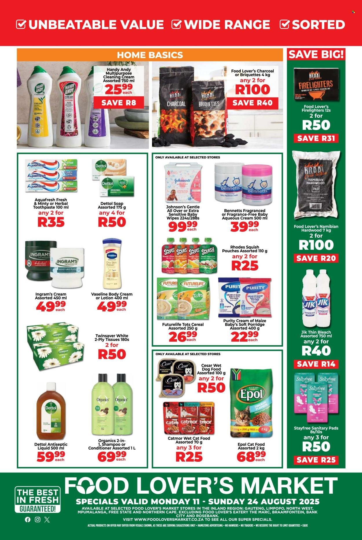 FOOD LOVER'S MARKET specials - From Monday 11 Aug 2025 (2025-08-11 - 2025-08-24) | 8