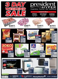 PRESIDENT HYPER specials - 3-Day Weekend Sale