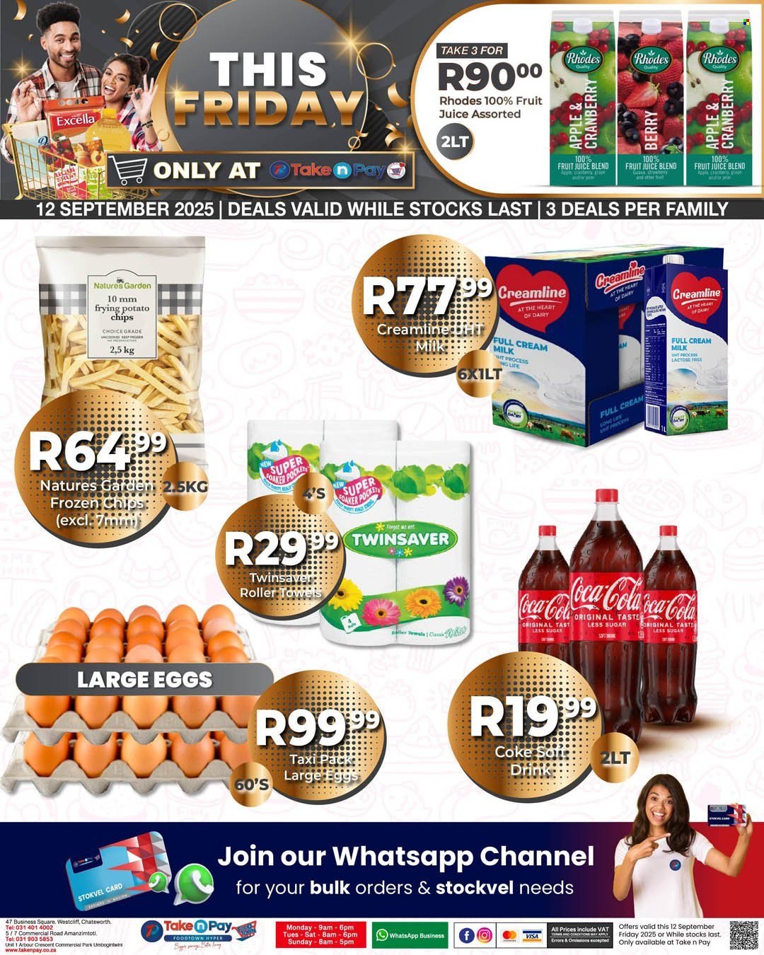 TAKE N PAY specials - From Friday 12 Sept 2025 (2025-09-12 - 2025-09-12) | 1