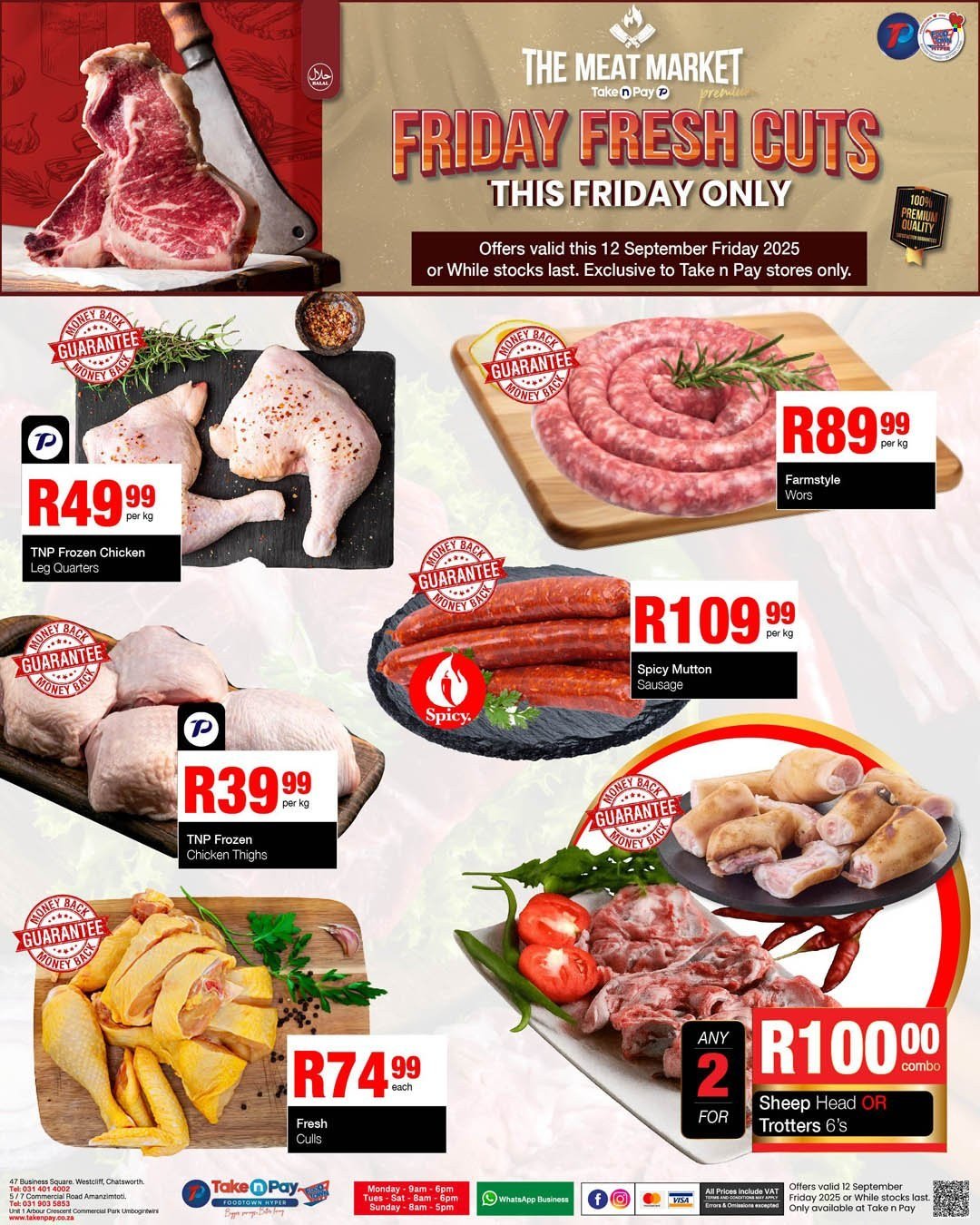 TAKE N PAY specials - From Friday 12 Sept 2025 (2025-09-12 - 2025-09-12) | 4
