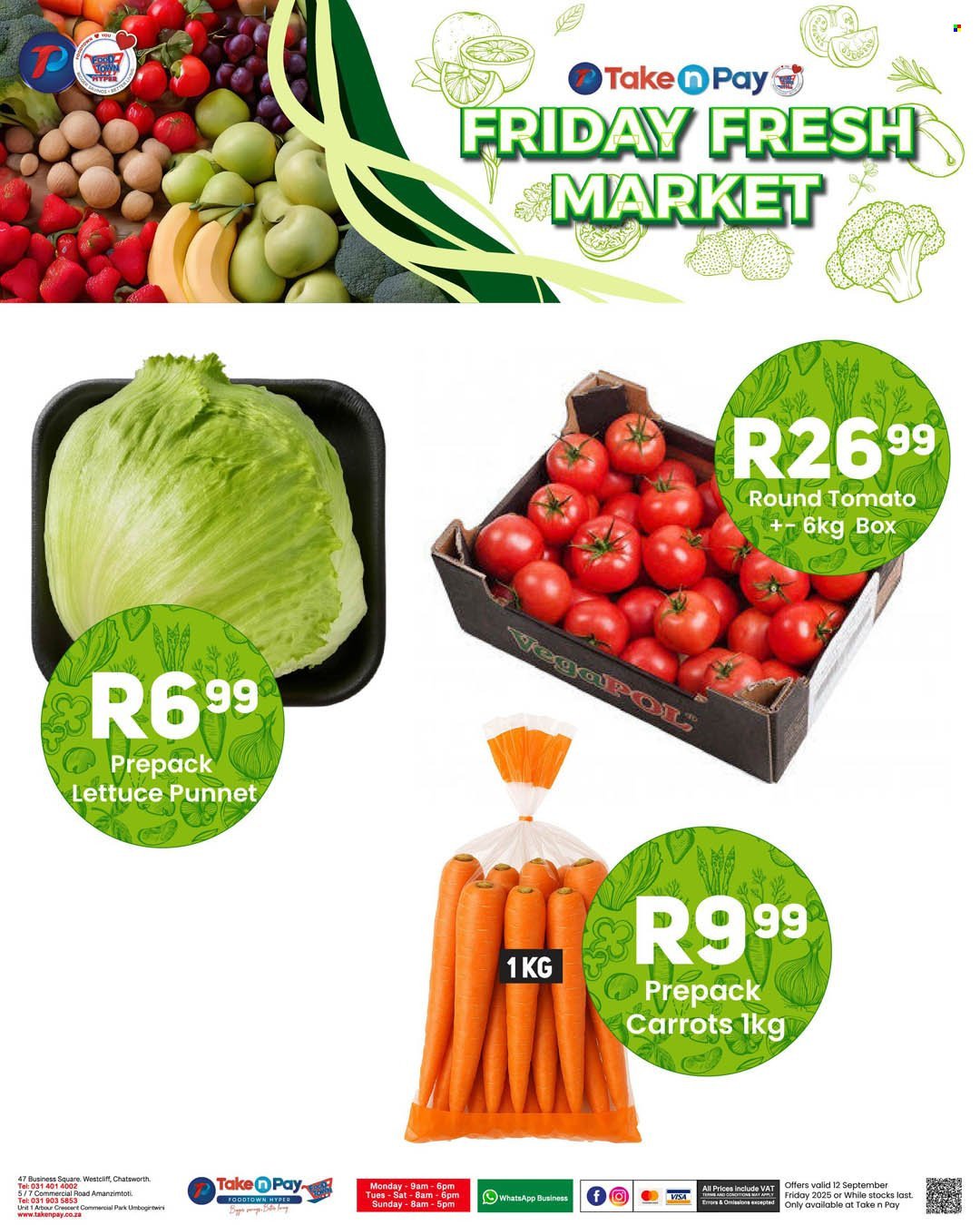 TAKE N PAY specials - From Friday 12 Sept 2025 (2025-09-12 - 2025-09-12) | 9