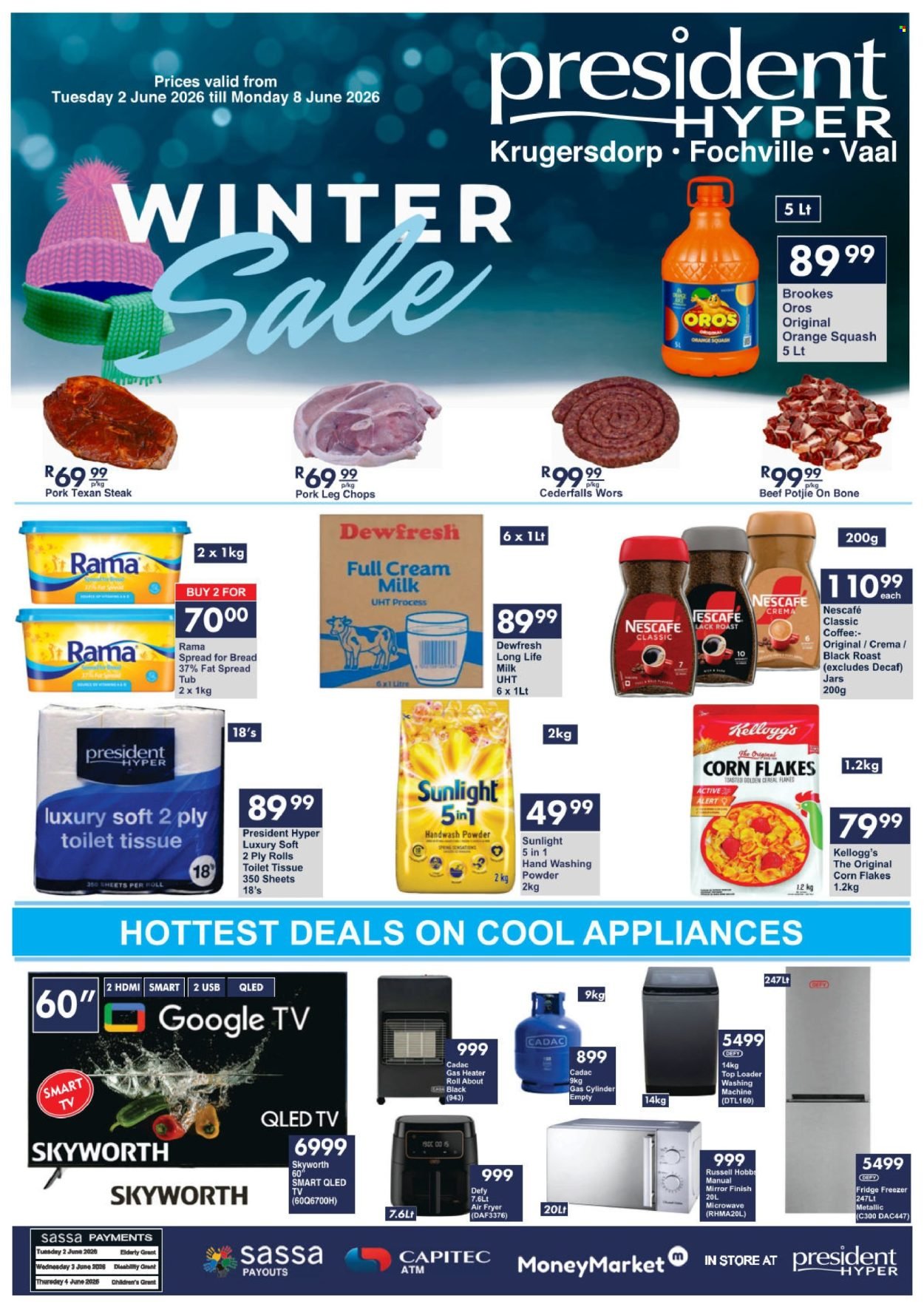PRESIDENT HYPER specials - Winter sale