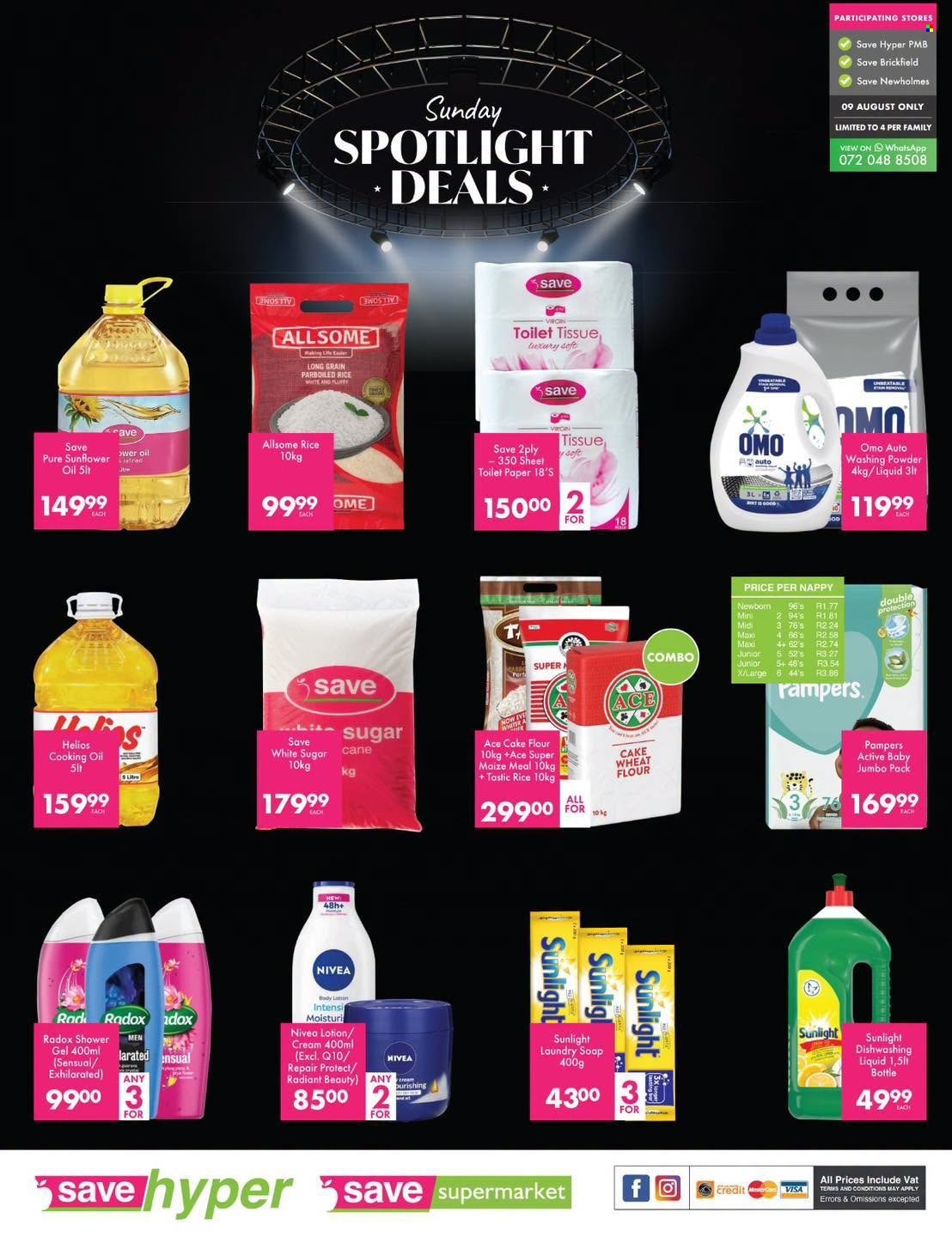 SAVE specials - From Sunday 9 Aug 2026