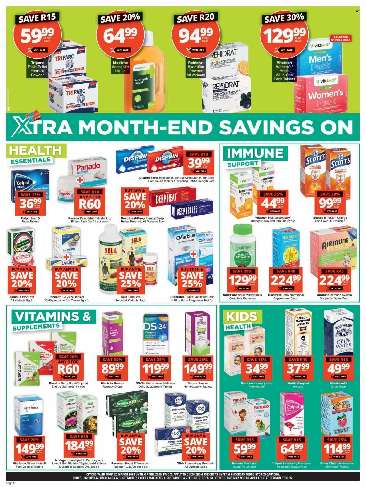 CHECKERS specials - March Month-End Promotion (2026-03-23 - 2026-04-06) | 16