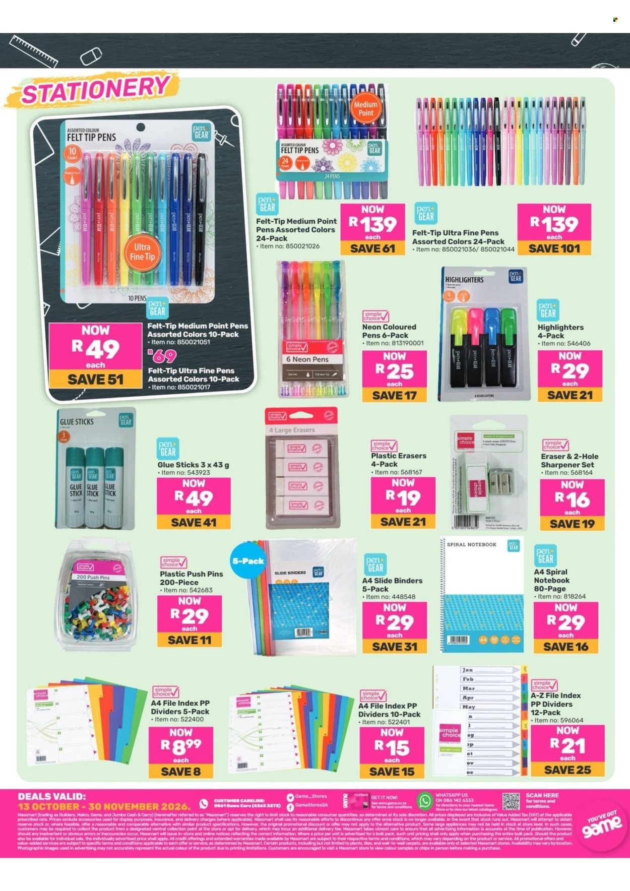 GAME specials - Exam Prep
