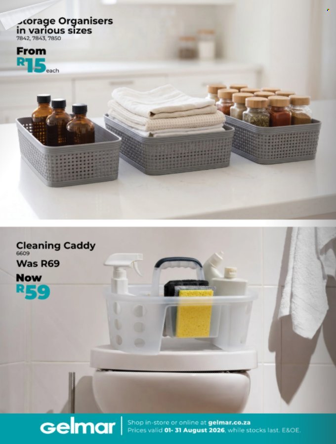 GELMAR specials - From Saturday 1 Aug 2026
