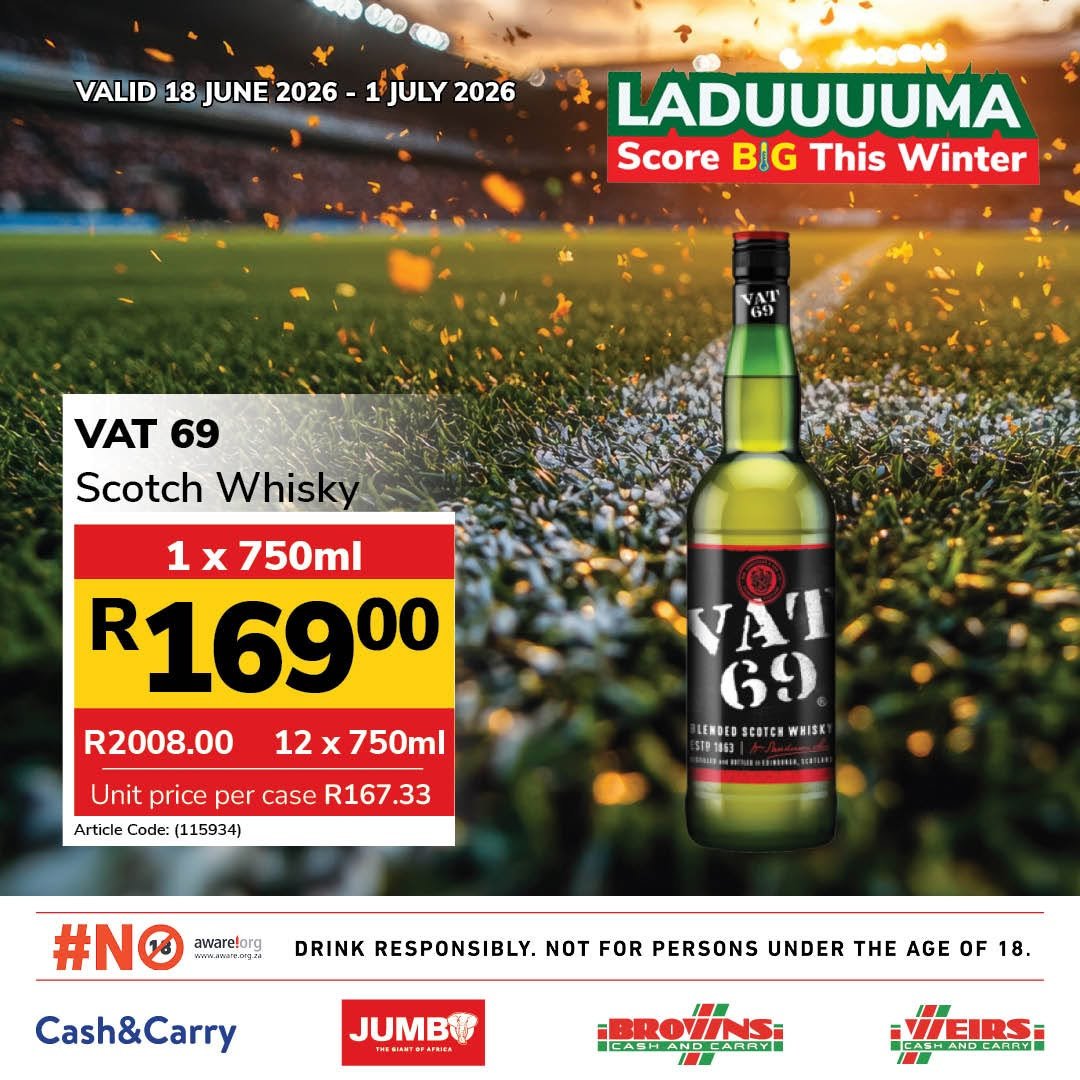 JUMBO CASH & CARRY specials - From Thursday 18 Jun 2026