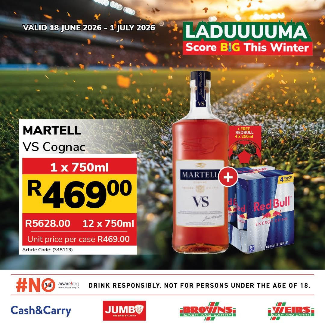 JUMBO CASH & CARRY specials - From Thursday 18 Jun 2026