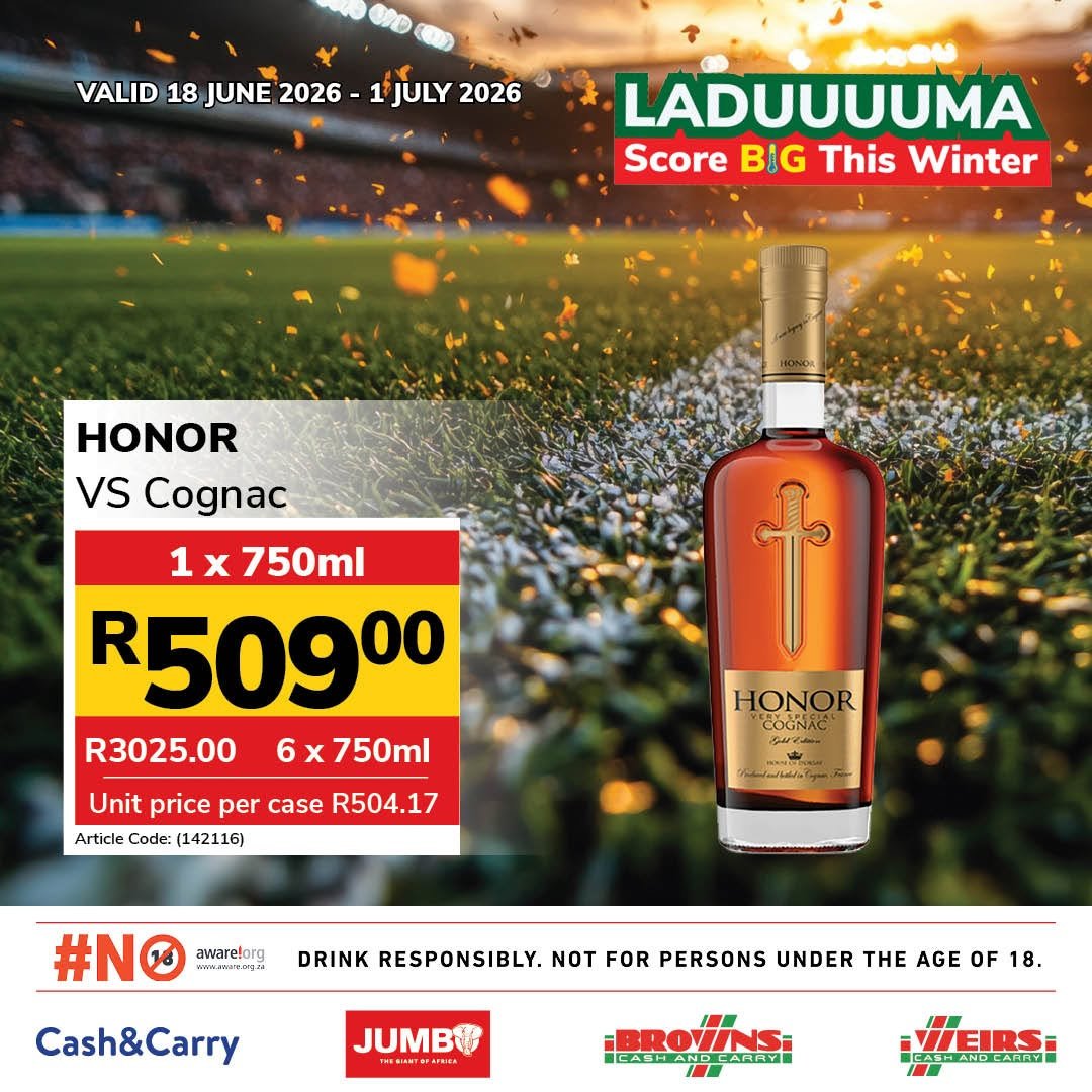 JUMBO CASH & CARRY specials - From Thursday 18 Jun 2026