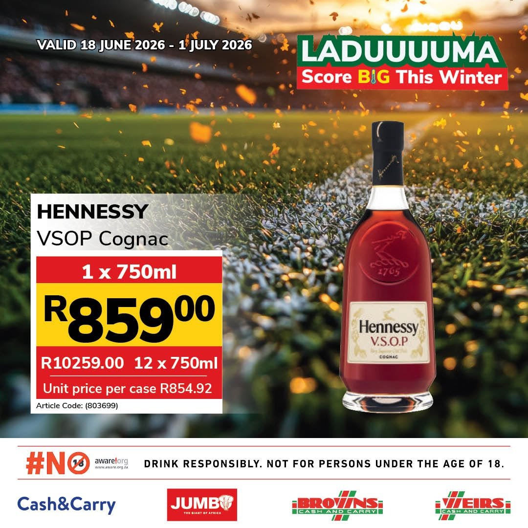JUMBO CASH & CARRY specials - From Thursday 18 Jun 2026
