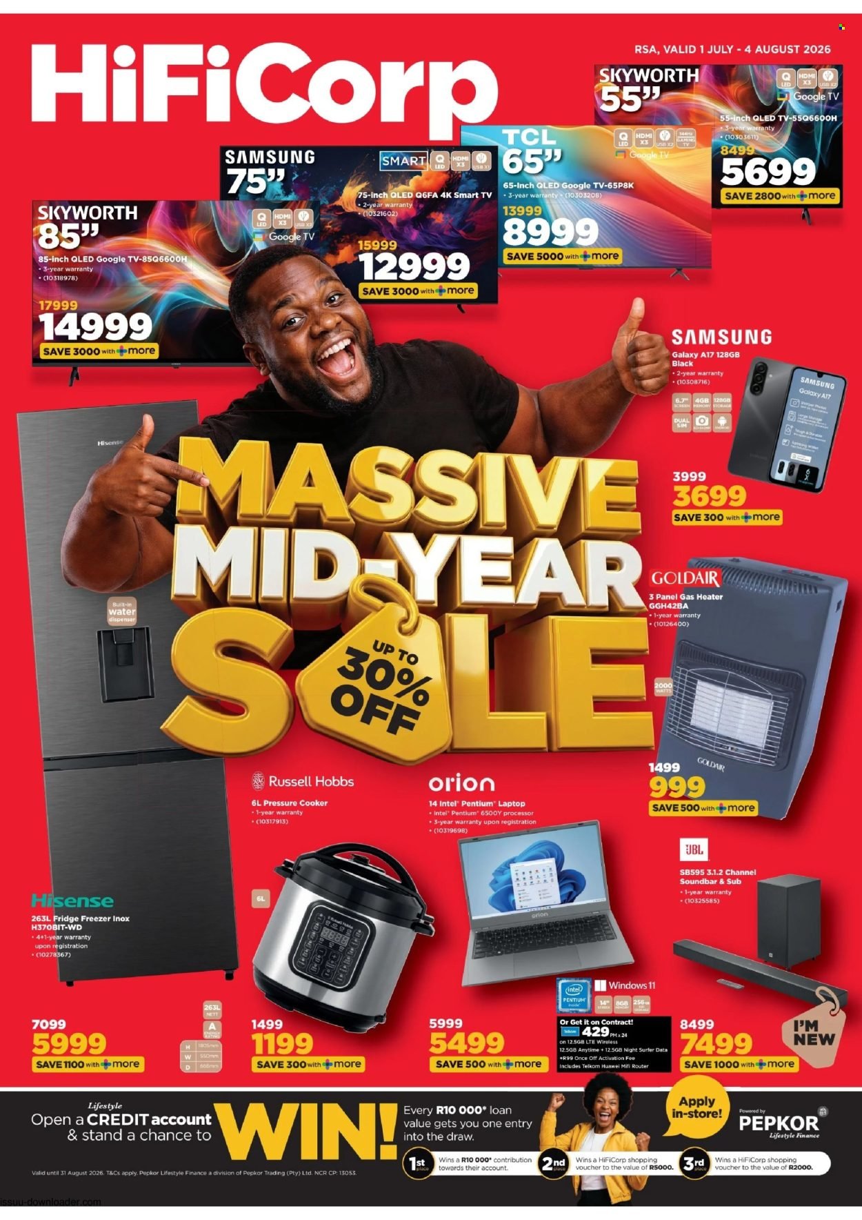 HIFI CORP specials - From Wednesday 1 Jul 2026