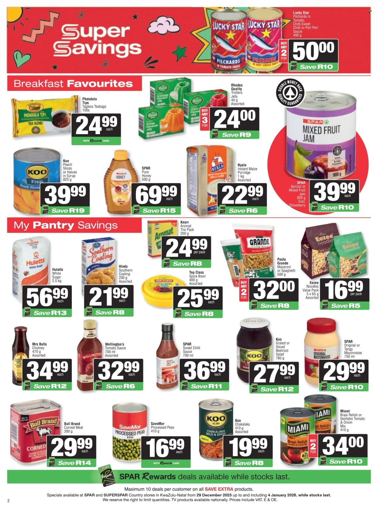 SPAR specials - Specials (2025-12-29 - 2026-01-04) | 2