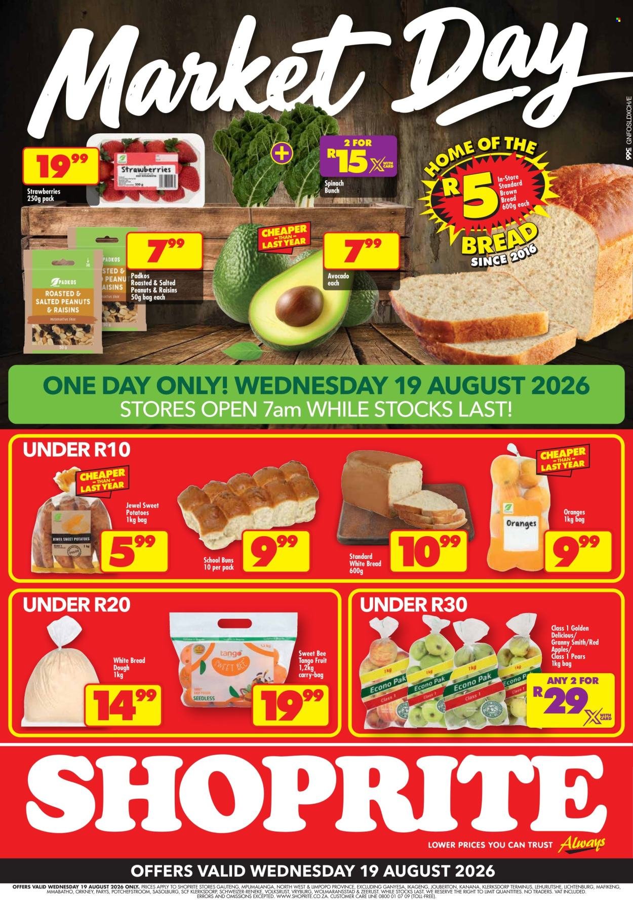 SHOPRITE specials - Market Day Deals