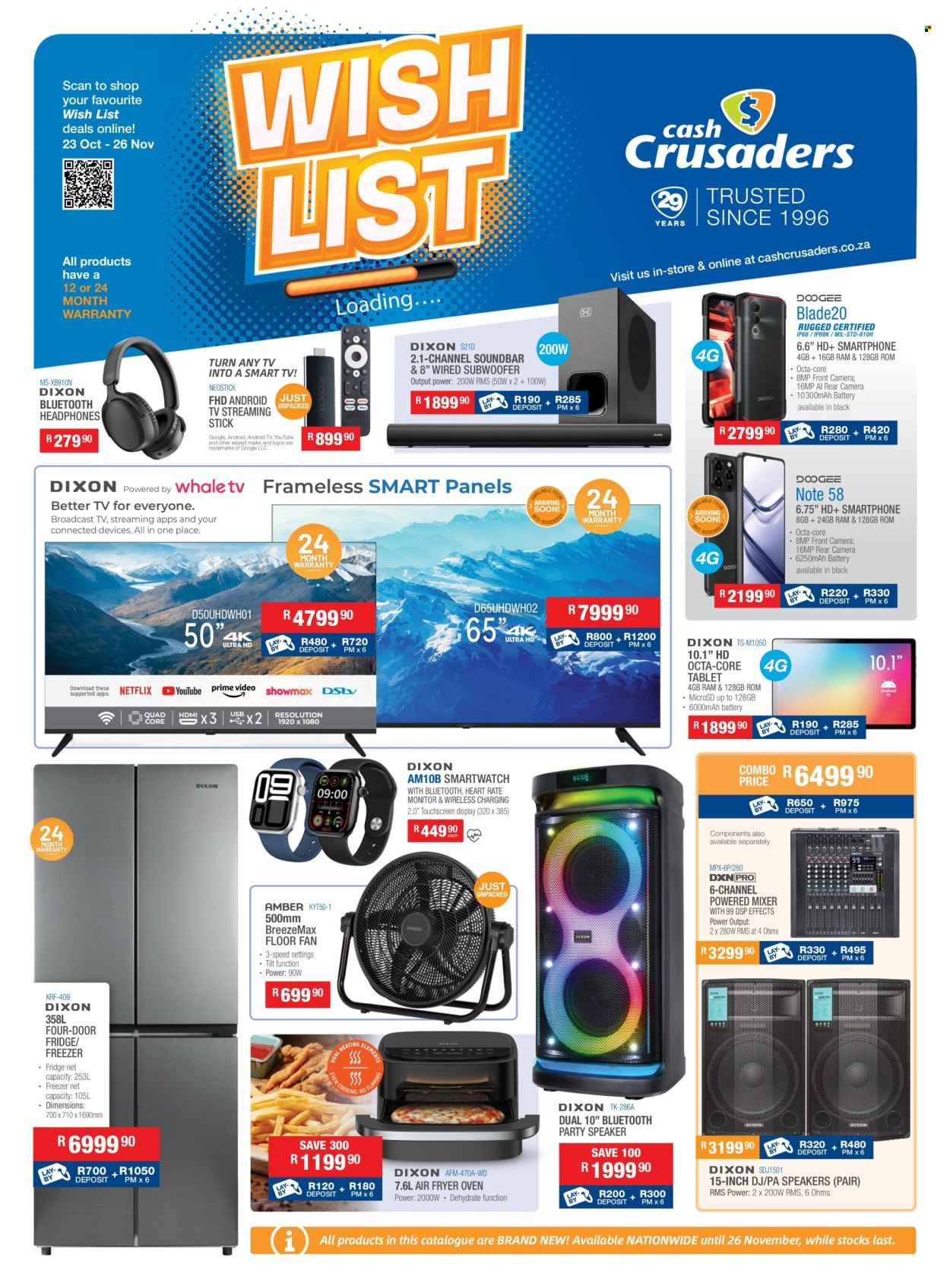 CASH CRUSADERS specials - From Thursday 23 Oct 2025 (2025-10-23 - 2025-11-26) | 1