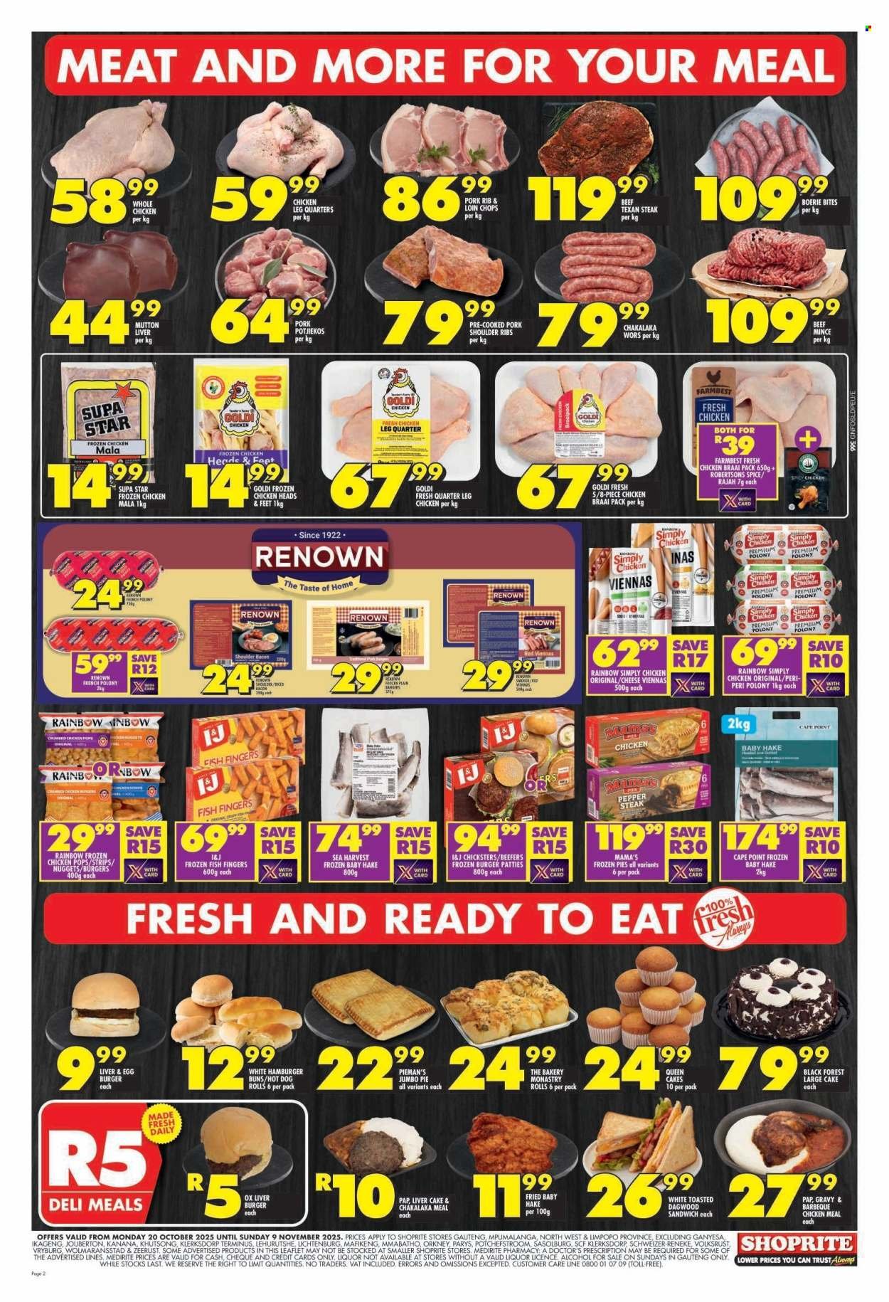 SHOPRITE specials - Price Gauteng (2025-10-20 - 2025-11-09) | 2