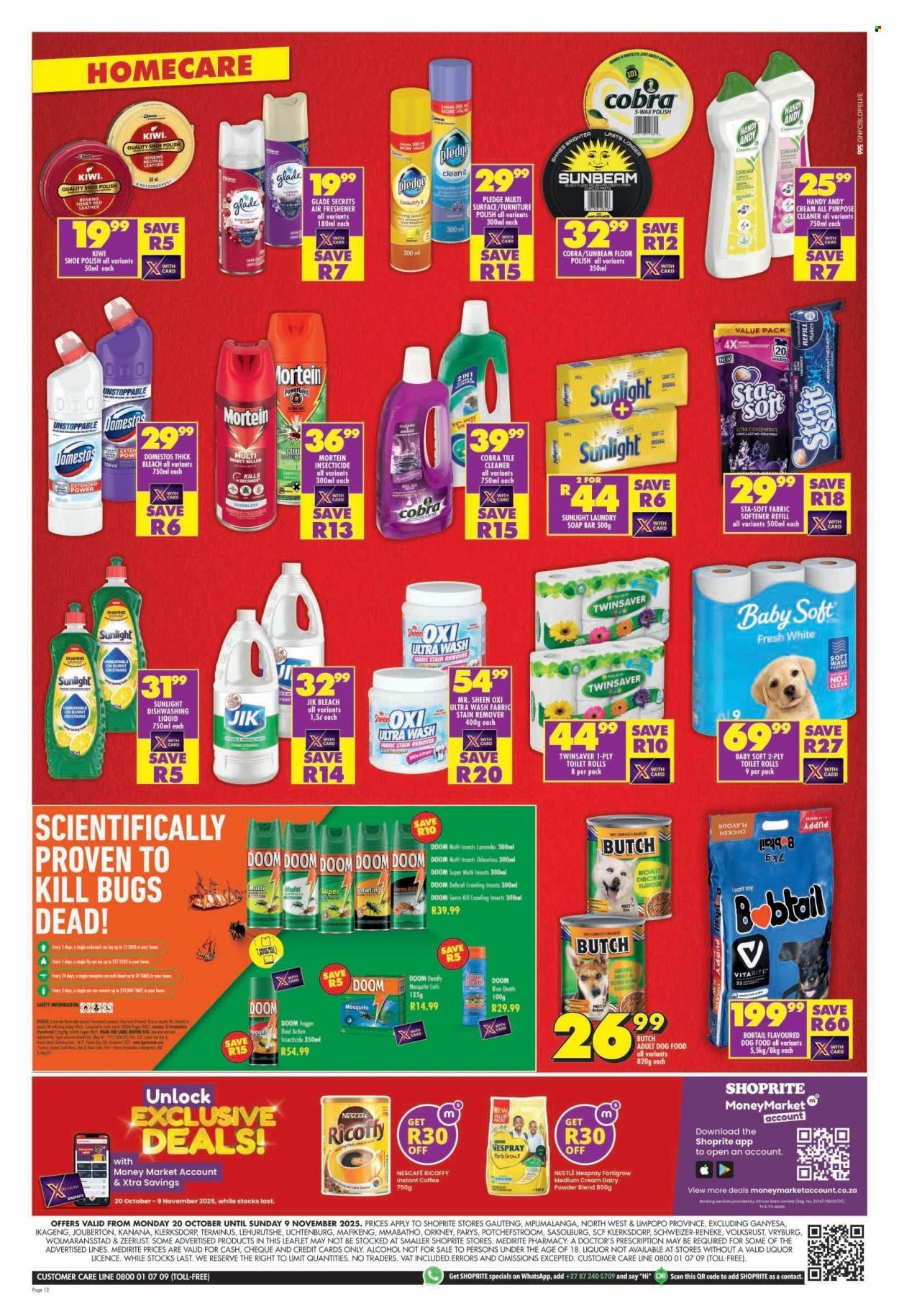 SHOPRITE specials - Price Gauteng (2025-10-20 - 2025-11-09) | 12