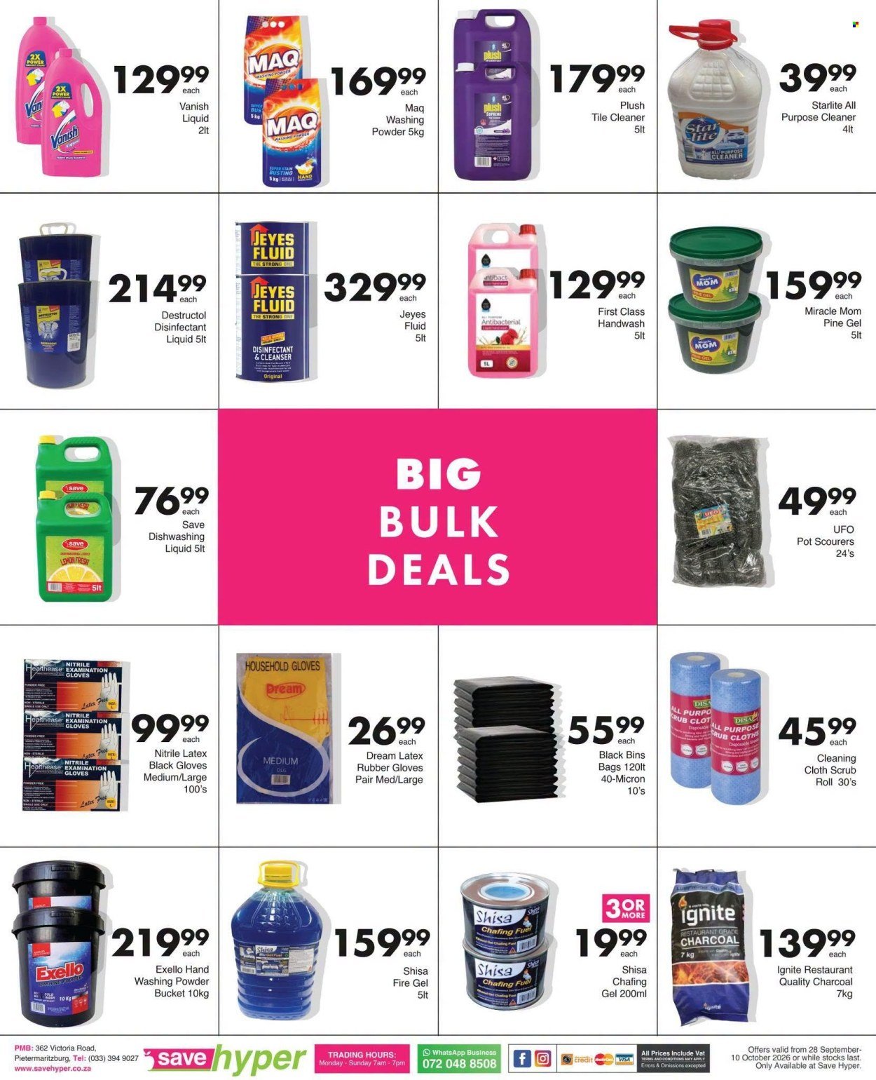 SAVE specials - From Monday 28 Sept 2026