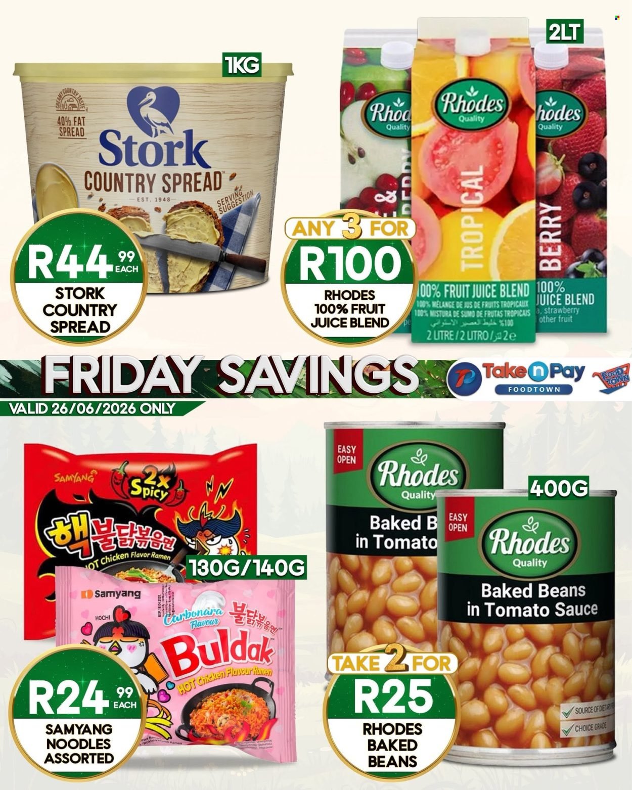 TAKE N PAY specials - From Friday 26 Jun 2026