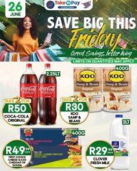 TAKE N PAY specials - From Friday 26 Jun 2026
