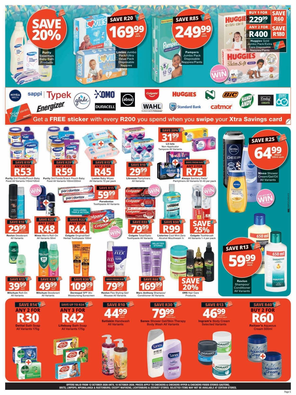 CHECKERS specials - October Mid-Month Promotion