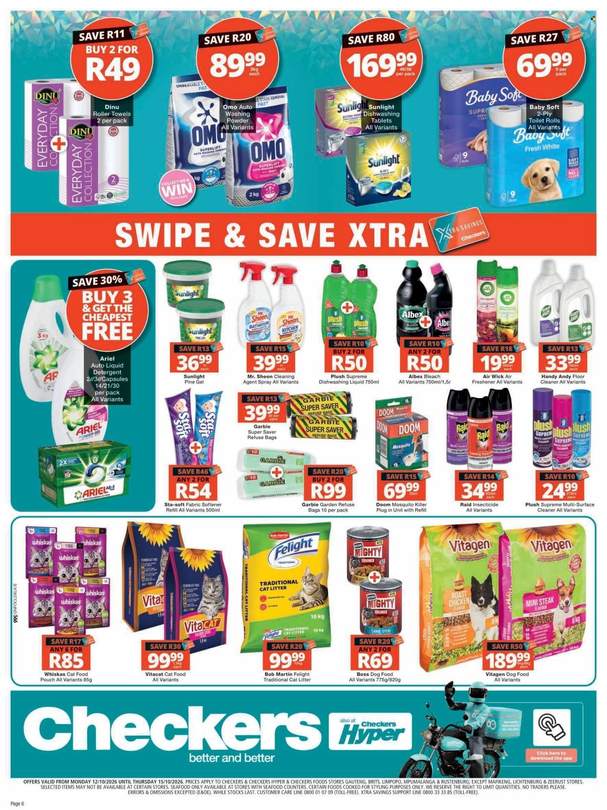 CHECKERS specials - October Mid-Month Promotion