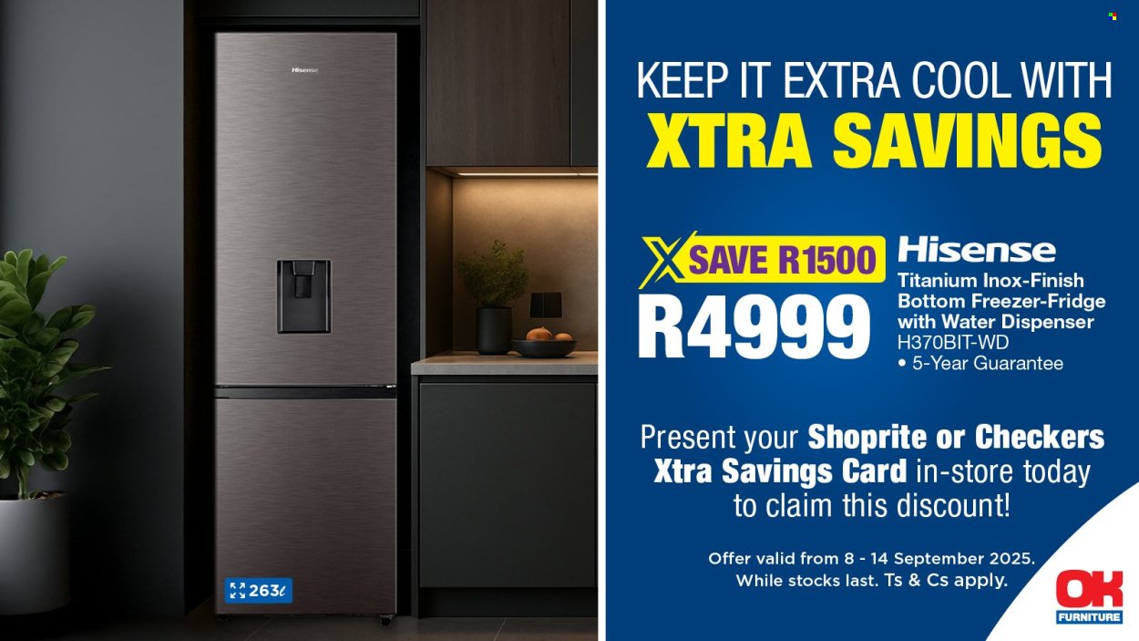 OK FURNITURE specials - From Monday 8 Sept 2025 (2025-09-08 - 2025-09-14) | 1
